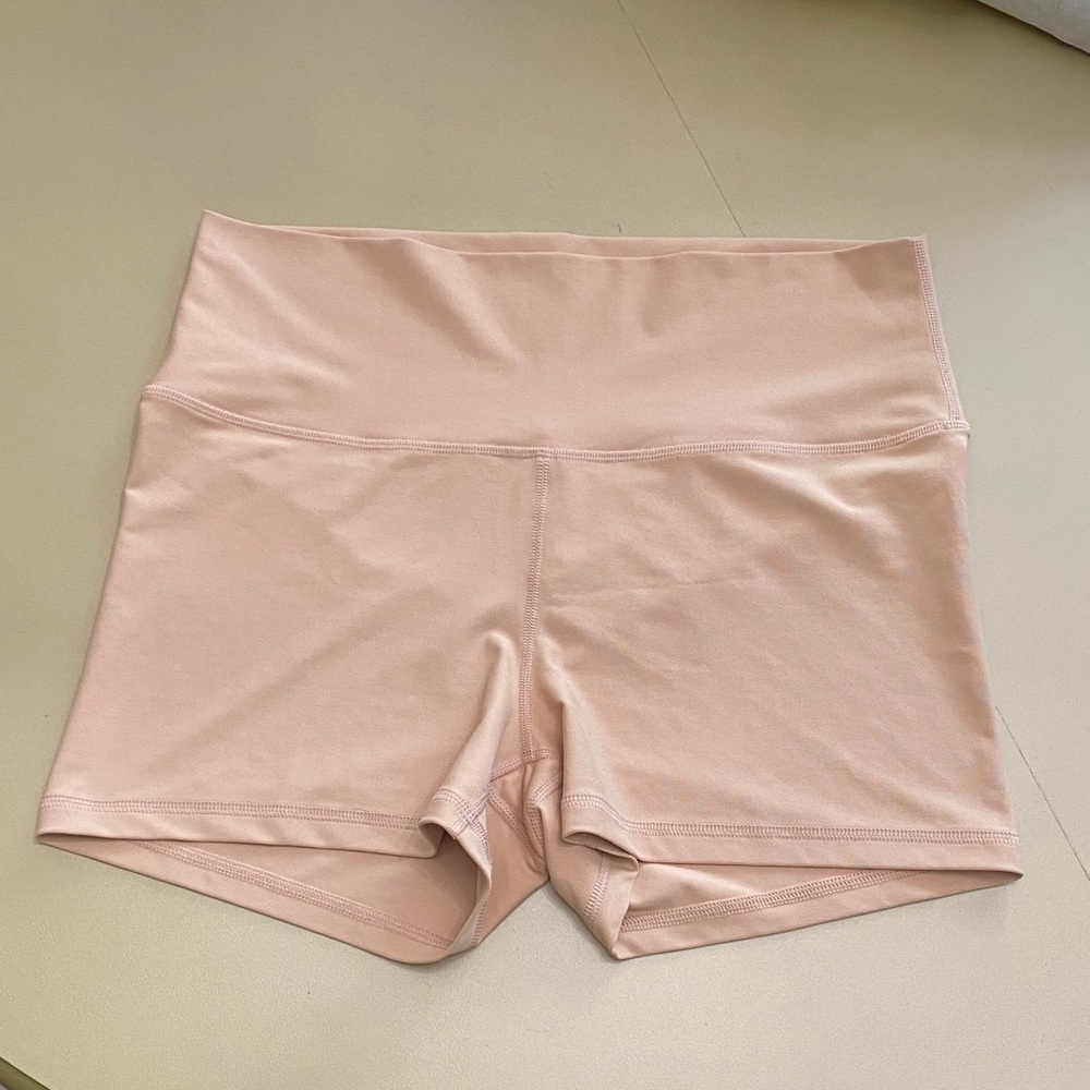 Old Navy High-Rise Bike Shorts - Pale Pink